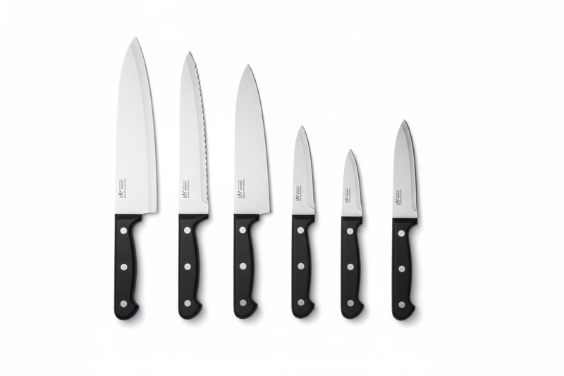 Professional Kitchen Knife Set - 5 Piece Stainless Steel